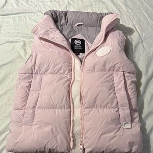 Pink Puffer Vest Canada Goose Size Small